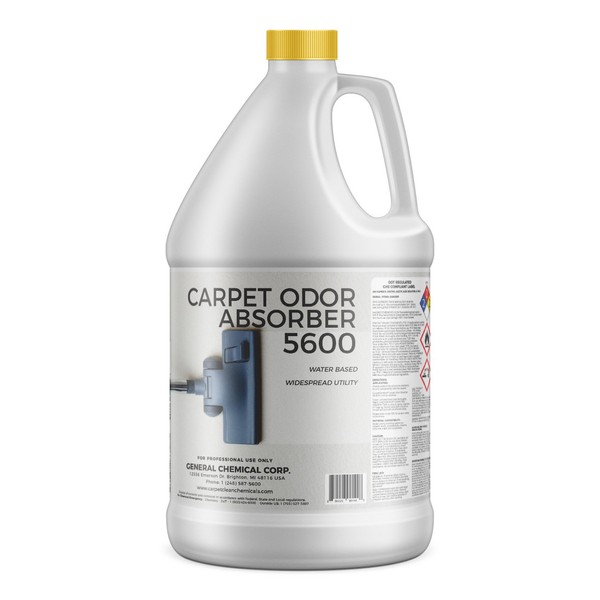 CarpetGeneral Carpet Odor Absorber Solution 5600 Deodorizer Neutralize Odors Concentrated Carpet Freshener Pet Odor Eliminator Multi-Purpose Solution for Residential & Commercial Use (1 Gallon)