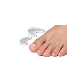 Gelsmart M2-Gel Toe Seperators, Large/X-Large, Pair, Ideal for Soft Corns, Overlapping Toes, Nail Problems, and Bunions, Medical Grade Visco-Elastic, Non-Allergenic, Dermatologist-Tested