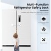HEGEHE Child Proof Refrigerator Door Lock, Window Locks for Kitchen,