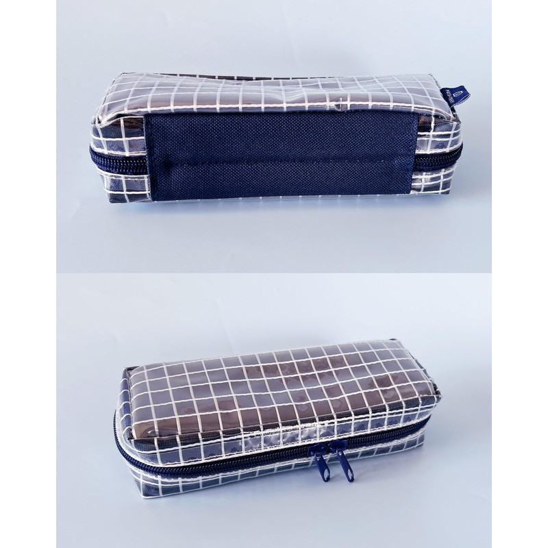 PACO-TRAY Clear Pen Case Pouch, Accessory Case, Pencil Case, clear