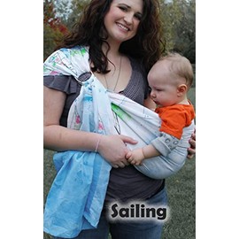 Lite-on-Shoulder Baby Sling, Ergonomic, 100% Cotton, Adjustable Baby Carrier