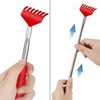 4 Stück Rückenkratzer, Rückenkratzer Teleskop, Kratzhand Rückenkratzer, Back Scratcher, Kratzhand,