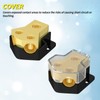 Joinfworld 12V Power Distribution Block Car Audio 2 Way Ground