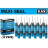 LAUCO Maxi-Seal Black Polyurethane Windshield Adhesive with Fast Curing Non-sag