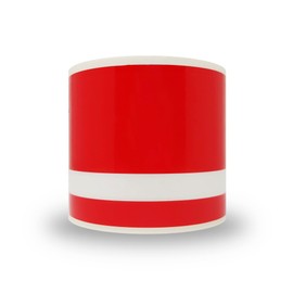 Quattroerre Racing Double Maxi Stripes, Red, 120 mm x 5 mt