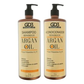 Kit Gd3 Argan Oil Shampoo 1 L  Acondicionador 1 L                                                                                                     