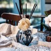 Brakula Reed Diffuser Set, 6.09 fl oz (180 ml)-Bamboo with
