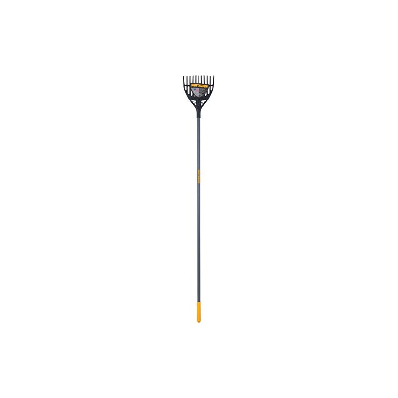 True Temper 2919100 Poly Shrub Rake with Cushion Grip, 8",