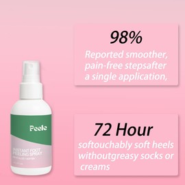 2025 Peele Foot Spray, Instant Foot Peeling Spray, Exfoliating Foot Mask For Summer, Instantly Remove Dead Skin, Hydrate & Nourish, Exfoliate Dry, Rough Skin (2pc)