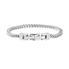 Van Heusen Men’s Stainless Steel Franco Chain Bracelet…