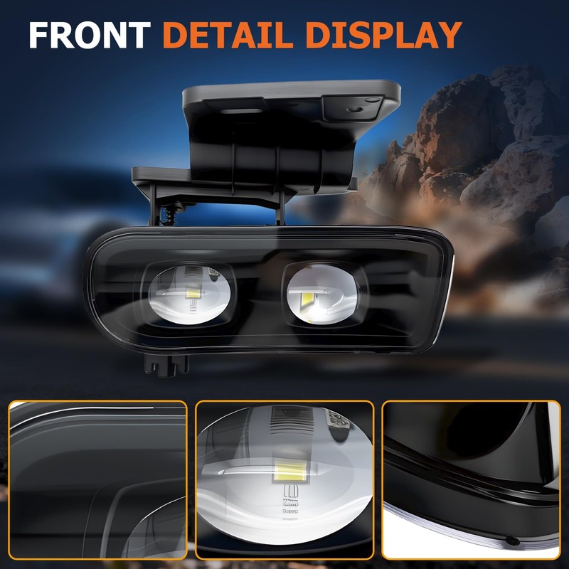 LED Fog Lights Compatible with 1999-2002 Chevy Silverado 1500 2500/2001