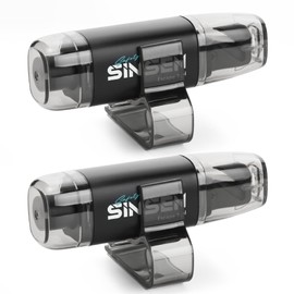 SINSEN Car Window Breaker Seat Belt Cutter Tool, Emergency Safety Hammer Tool to Break Glass, Portable Escape Kit, 2 Pack(Black)