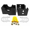 Designer Vertical Column Dual Arm Radiator Brackets (85mm (A) x67mm