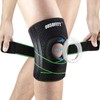 膝サポーター 膝固定 サイドスタビライザーと膝蓋骨ゲルパッド付き 膝保護 滑り止め 通気性 ランニング サッカー 登山用 スポーツ