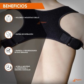 Corrector Postura Espalda Para Hombre Y Mujer Faja Ajustable