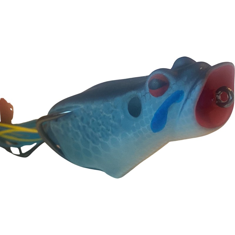 (2 Pack) Blitz Lures Popper Jr. Hollow Body topwater Frog