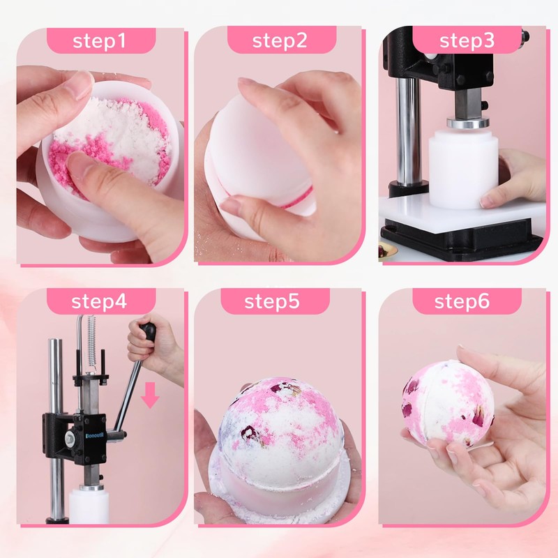 Bonoutil Bath Bomb Press Machine-Heavy Duty Bath Bomb Machine with