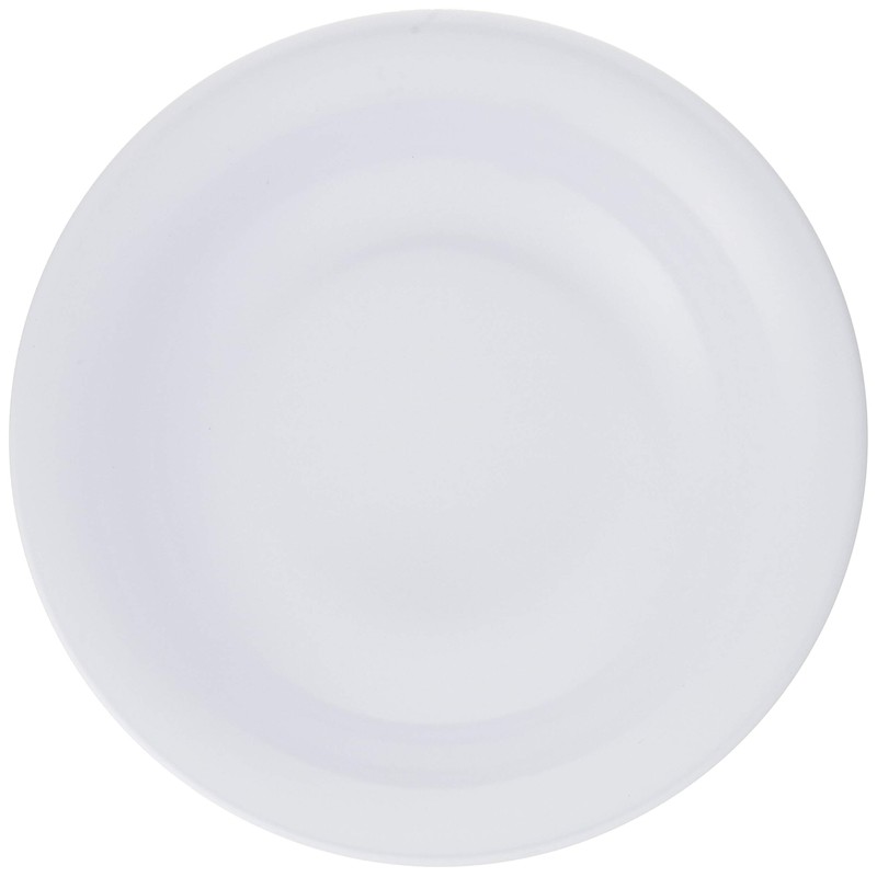 ENTEC No.49A Large Thick White Deep Plate