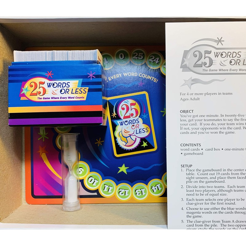 25 Words or Less; the Game Where Every Word Counts