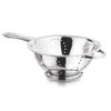 NEW STAINLESS STEEL COLANDER with LONG HANDLE DEEP PASTA SPAGHETTI