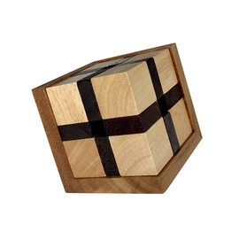The Devil's Cube - Extremely Challenging Brain Teaser for Adults - High Quality Wood Puzzle - Level 10 Critical Thinking Game - Compact Desk Toy and Unique Brain Game