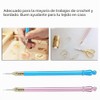 Agujas Tambour para Bordar Set de 6 con Mango Acero