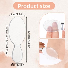 HJZHII Nano Glass Foot File, 8-Shaped Glass Foot File Callus Remover Feet Scrubber Professional Pedicure Tool Heel Dead Skin Remover Pumice Stone for Women Men Hard Skin Calluses Smooth Heels Soles