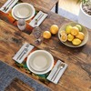 Boho Cactus Placemats Set of 6 Linen Table Mats, 12x18