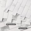 BeNice Kitchen Backsplash Peel and Stick Tile Stickers 3D Brick