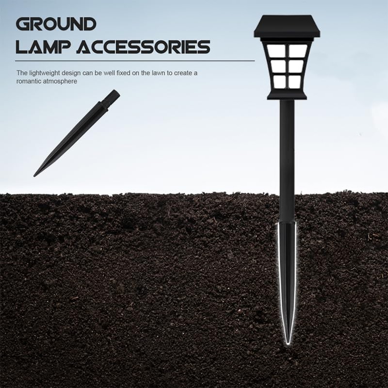 DOITOOL Plastic Ground Spikes, 8sets Replacement Spikes, Landscape Stakes with