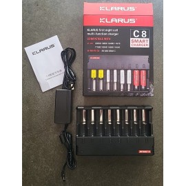 KLARUS New Klarus C8 8-Bay Capacity Universal Battery Charger  KLGC-01B-01
