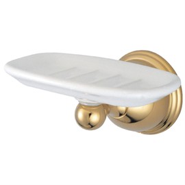 Kingston Brass BA3965PB Restoration Soap Dish, Polished Brass