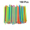 Slushie Cup Snow Cone Syrup Plastic Straws 300 pcs Disposable