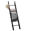TEAKMAMA 6-Tier Blanket Ladder with Hanging Knobs, 5.5 Ft Wall