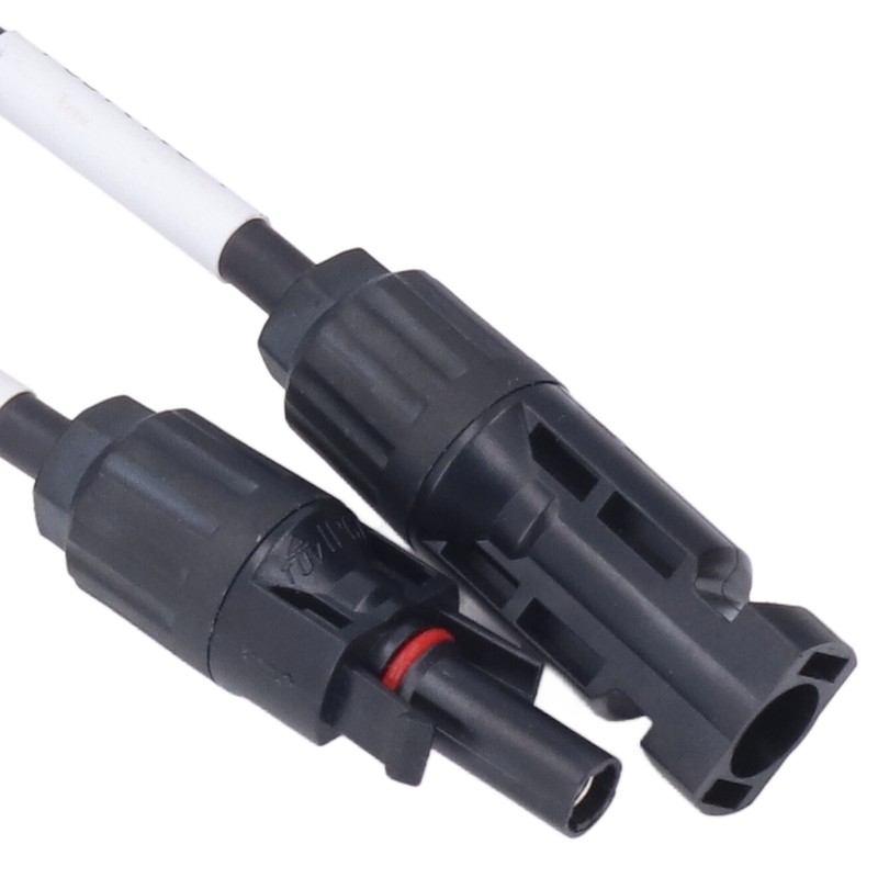 DC Solar Adapter 8mm Brass Connector Splitter Converter Cable for