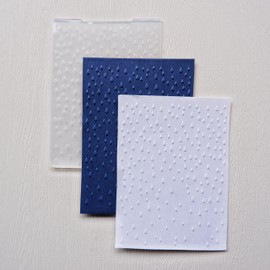 DIYology Spring Raindrops Embossing Folders for Card Making, Raindrop Background Embossing Folder Template for DIY Paper Crafts Scrapbooking Polymer Clay Decoration