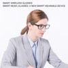 Airshi Gafas Inteligentes, Transmisión Inalámbrica Bluetooth, Micrófono Integrado con Cancelación