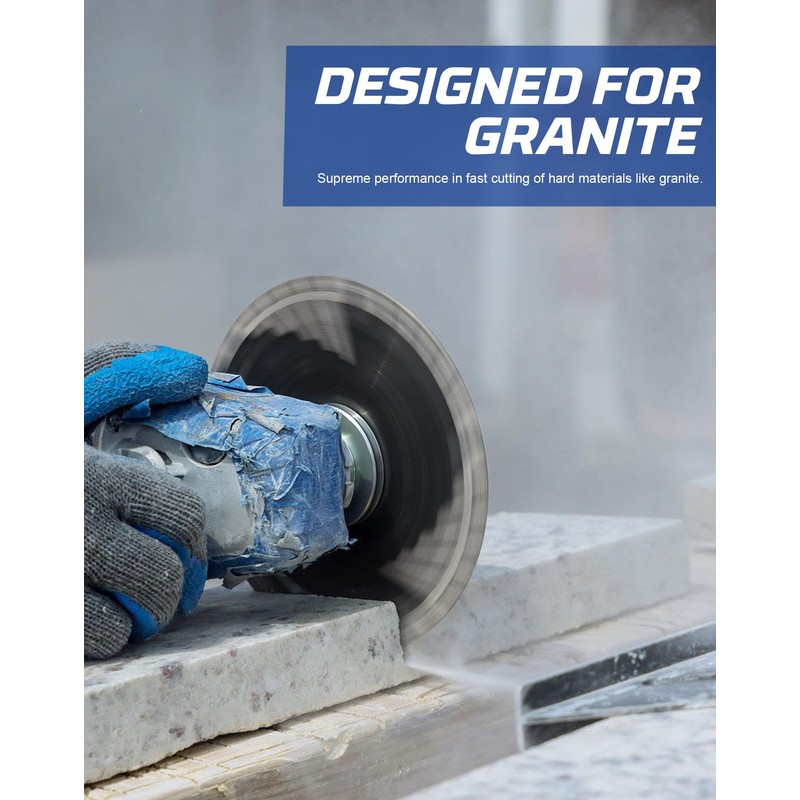 Solidure 5 Inch Diamond Cutting Disc for Dry Cutting, Universal