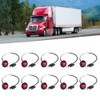 10pcs 3/4in LED Side Marker Light Clearance Lamp with DC