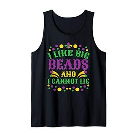 Big Beads Funny Mardi Gras Tank Top