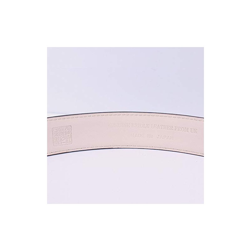 Nagasawa Belt Industry Bridle Leather Belt, Made in England, Sedwick,