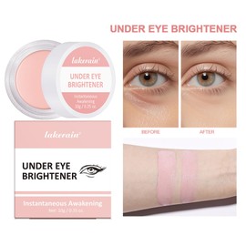 Under Eye Brightener & Concealer - Instant Awakening Concealer for Dark Circles, Spots & Blemishes, Smooth & Blendable Eye Colour Corrector (Colour, # Pink)