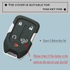 TANDRIVE Silicone Smart Key Fob Cover for GMC Sierra &