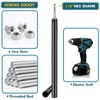 Blulu 9/16"(14mm) Power Nut Driver, Nut Runner Hollow Socket with
