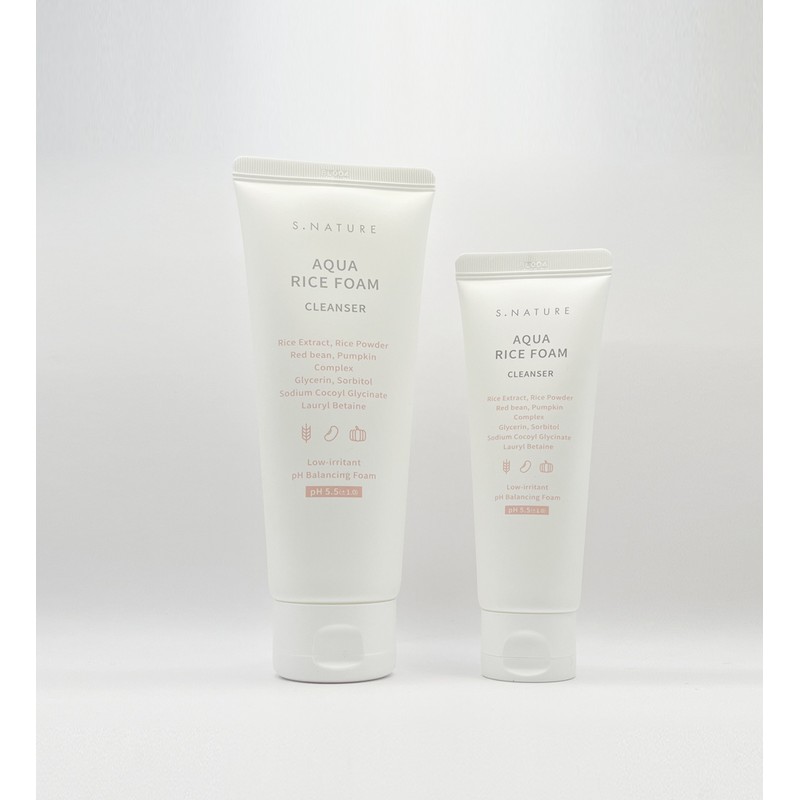 Esnature S-Nature Aqua Rice Mildly Acidic Cleansing Foam 160ml /