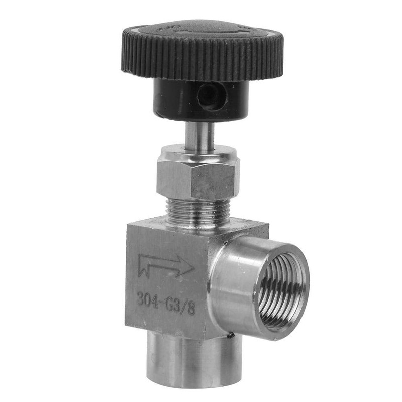 Stop Valve,Angle Valve BSPP Female Thread Needle Valve 304 Stainless