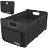 Homeve Trunk Organizer, Car Storage, Reinforced Handles, Collapsible Multi-Compartment, Foldable,