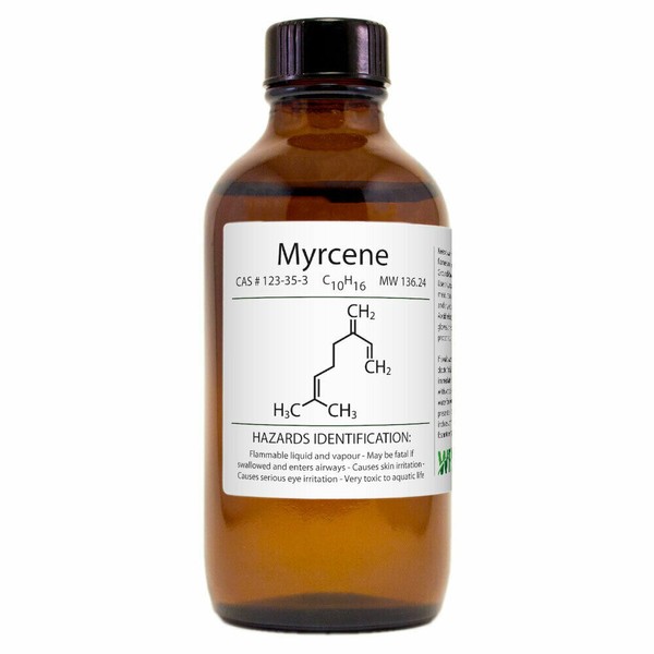 Myrcene - 4 fl oz - Amber Glass Bottle w/ Glass Dropper - GreenHealth