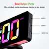 CHEREEKI Alarm Clock, Alarm Clocks Bedside Mains Powered with Night
