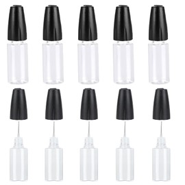 BLOOPIC Unicorn Bottles with Needle Liquid Bottles (Set of 10) 10ml Dropper Bottle Replacement Container Needle Bottle Lightweight Reusable Dropper Bottle for Liquid Storage DIY Home Use